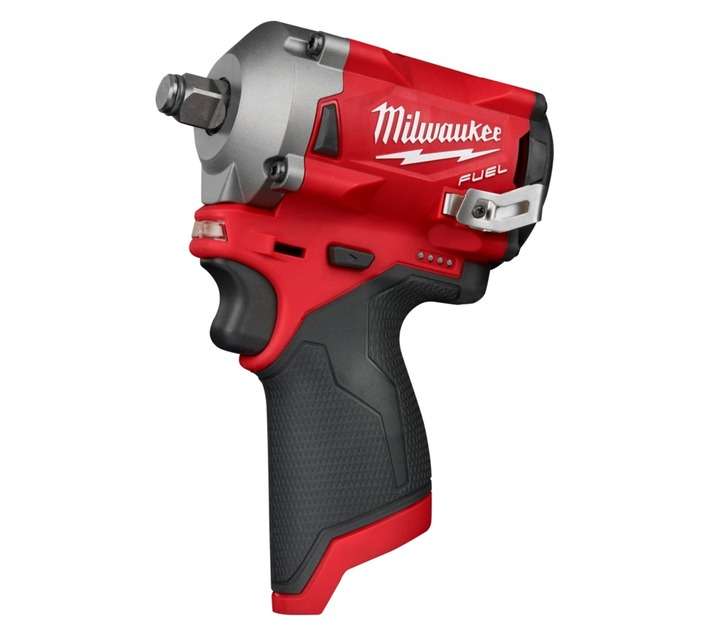 Milwaukee FUEL 1/2-Inch Stubby Impact Wrench 12V M12 FIWF12-0