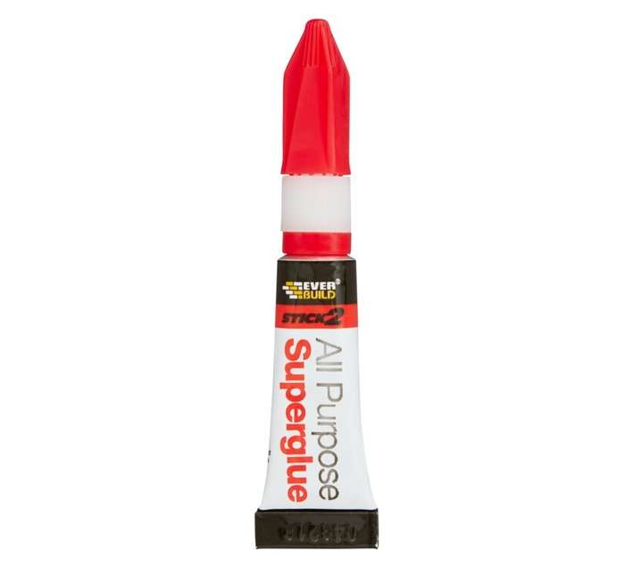 Everbuild Stick 2 Superglue Single Pack - Clear (3g)