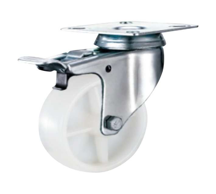 Tradequip TOOC482 Top Swivel Plate Castor Wheel with Brake (75mm)
