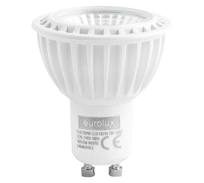 Eurolux G478WW Dimmable GU10 LED - Warm White (7W)