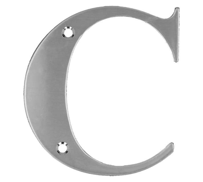 Dortello Stainless Steel Letter C (75mm)