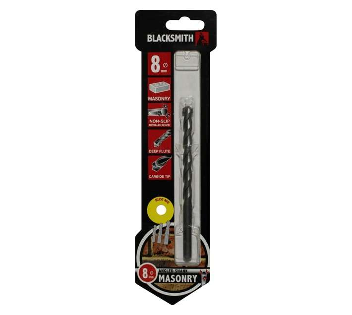 Blacksmith 8.0 x 120mm Masonry Drill Bit Bshank