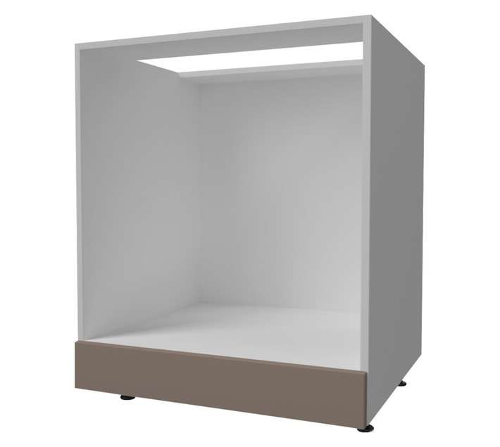 Home and Kitchen Base Unit Gloss Under Counter Oven Cabinet - Congo (600mm)