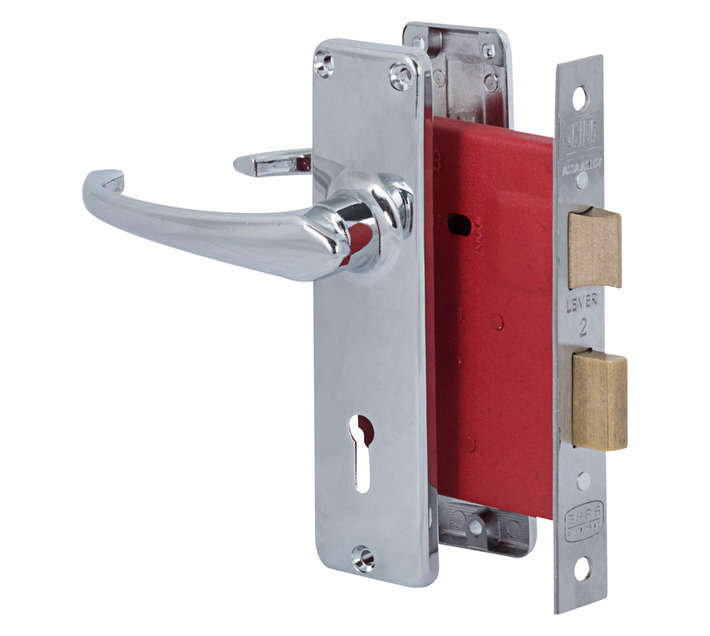Union 2 Lever Lockset Cast Zink (Chrome)