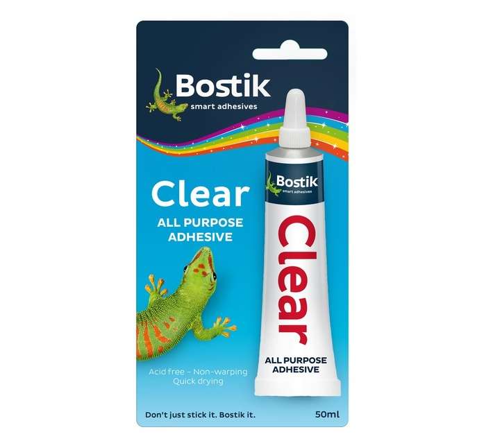 Bostik Clear Adhesive (50ml)