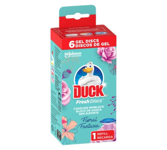 Duck Fresh Discs Toilet Cleaner Refill - Floral Fantasia