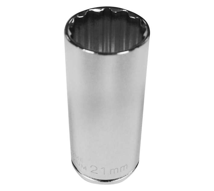Mastercraft D/Wall Socket 3/8 Inch Dr 12 Pt - Chrome (21mm)