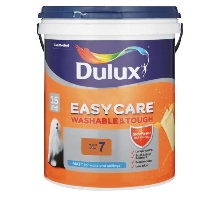 Dulux Easycare Washable Matt Pastel Base 7 (20L)