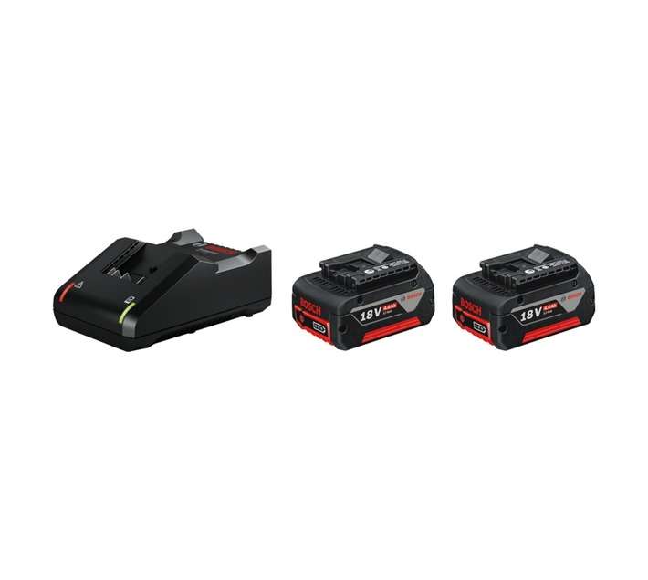 Bosch Battery and Charger Kit (2 x 4Ah)
