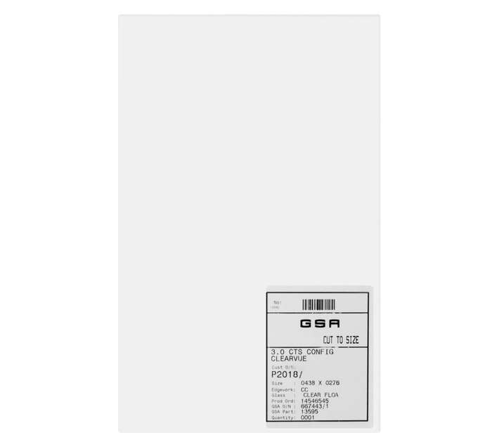 PG Building Glass 3mm Clear Glass (1830 x 1220mm)