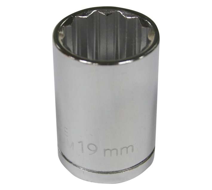 Mastercraft Â½" Drive 12 Point Socket (19mm)