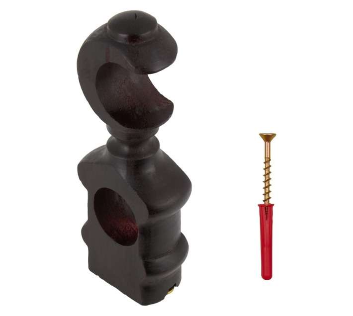 Double Bracket - Dark Stain (34mm)