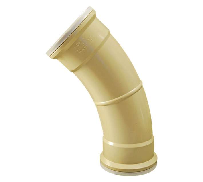 Marley Pipes Underground PVC Plain 45 Degree Bend (110mm)