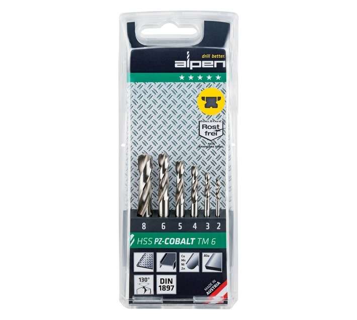 Alpen ALP TM PZ6 Cobalt Drill Bits