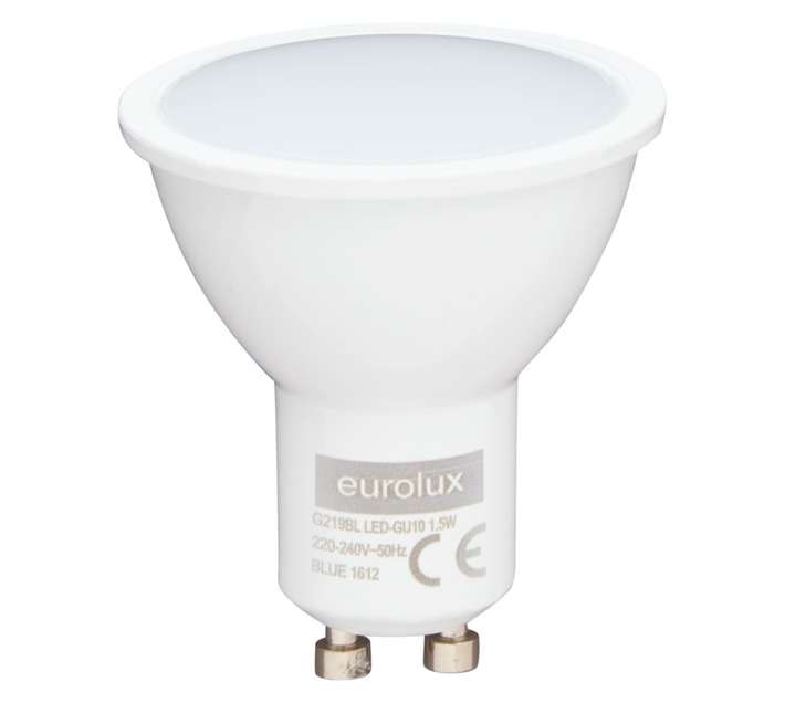 Eurolux Gu10 LED Lamp - Blue (1.5w)