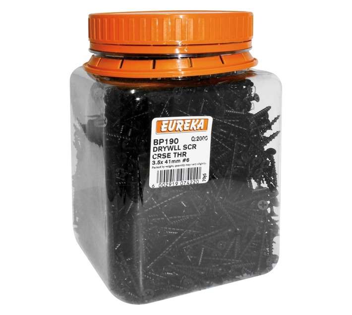 Eureka 2000 x Coarse Drywall Screws (3.5 x 41mm)