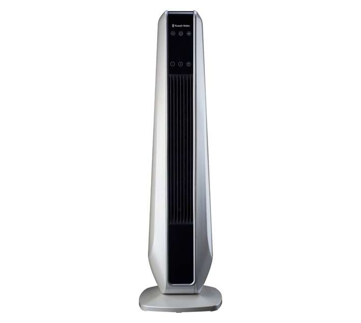 Russell Hobbs Ceramic Tower Heater - Silver (2400w)