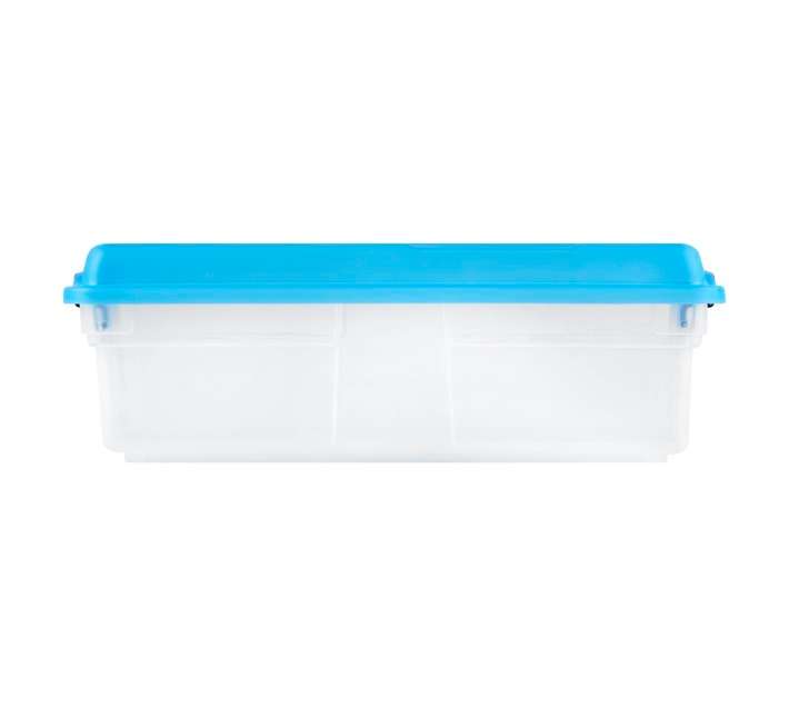 Addis Clear Storage Box - Clear Blue (26L)