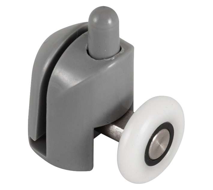 Single Bottom Shower Door Wheel - Grey