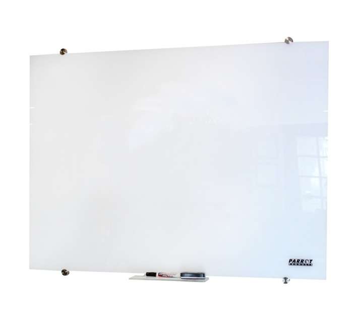 Parrot Products BD1741 Magnetic Glass Whiteboard (1200 x 900mm)