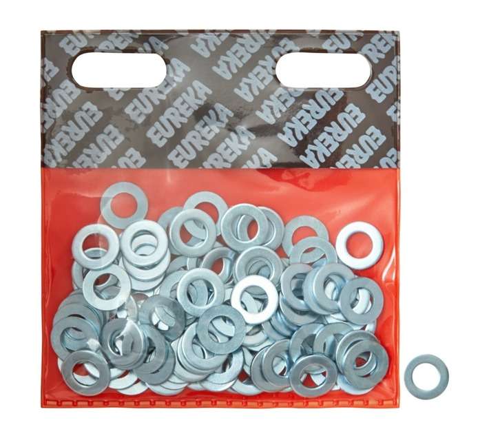 Eureka 100 x Flat Washers (8mm)
