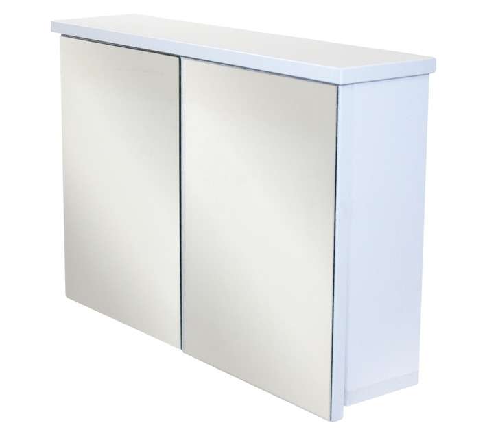 Denver Contractors 2 Door Mirror Cabinet - White (540mm)