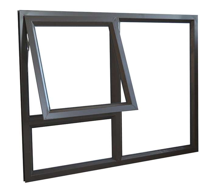 Swartland Kenzo Aluminium Top Hung Window - Charcoal (1190 x 890mm)