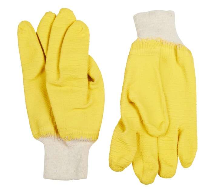 Hennox G032 Comarex Knitted Wrist Glove - Yellow