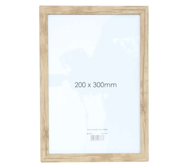 Photo Frame - Light Wood (200 x 300mm)