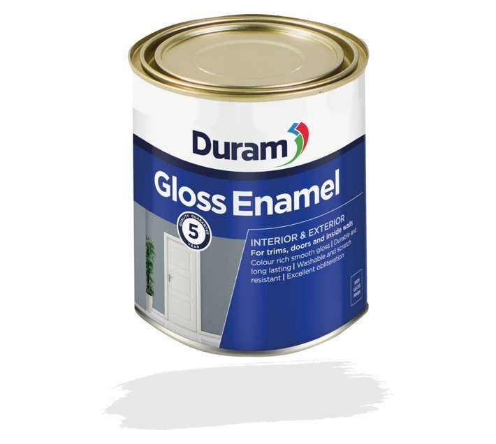 Duram Gloss Enamel - White (1L)