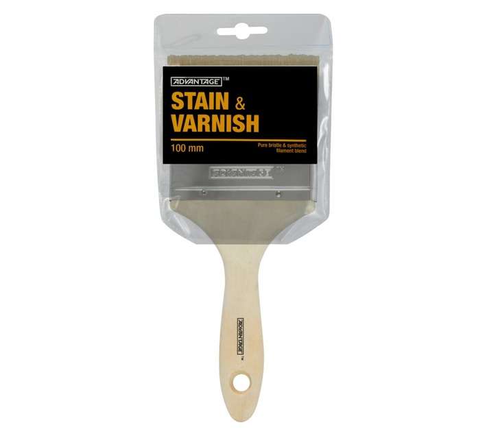 Advantage Stain and Varnish Brush (100mm)