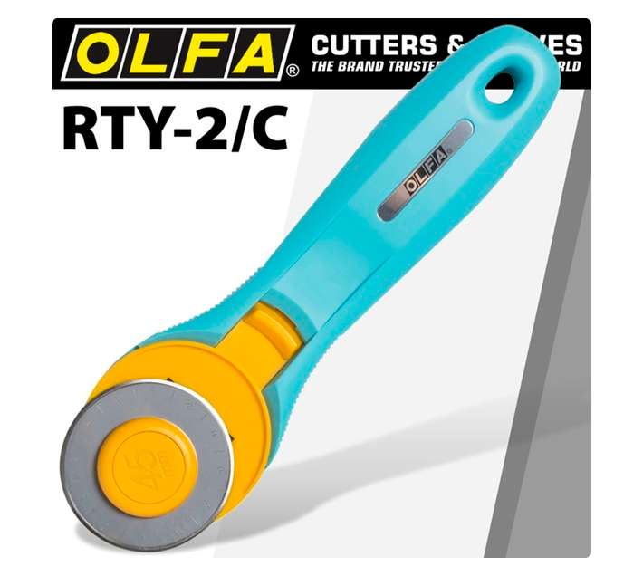 Olfa Rotary Cutter - Yellow/Black (45mm)
