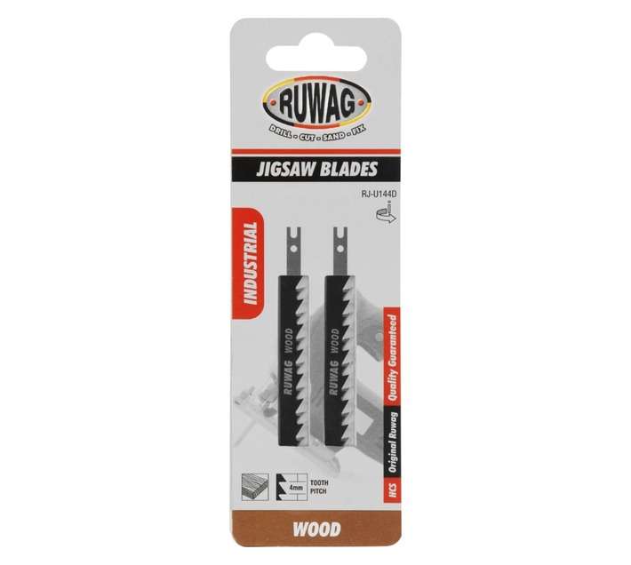 Ruwag RJ-U144D U-Shank Wood Jigsaw Blades (2 Pack)