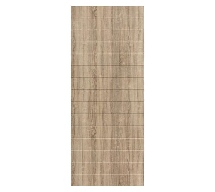 Doortec Lyon Laminate 15 Line Deep Groove Door - Oak Brown (813 x 2032 x 40mm)