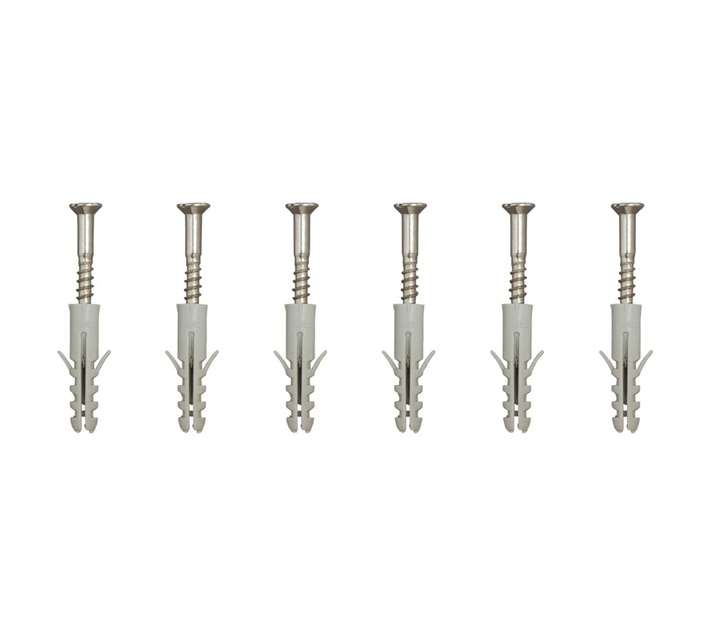 Eureka 3L30 4.5 x 38mm Wall Plug And Screw (6 Pack)