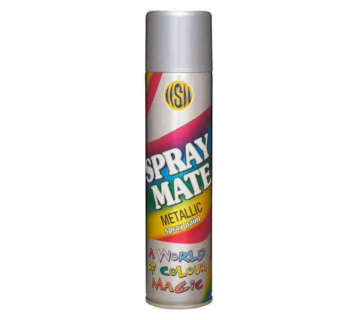 Spraymate Spray Paint Metallic - Silver (250ml)