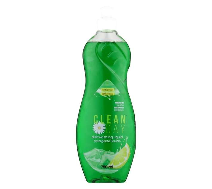 Clean Day Dishwash Liquid - Green (750ml)