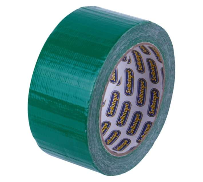Bidvest Buffalo Tapes Duct Tape - Green (25m x 48mm x 115mm)