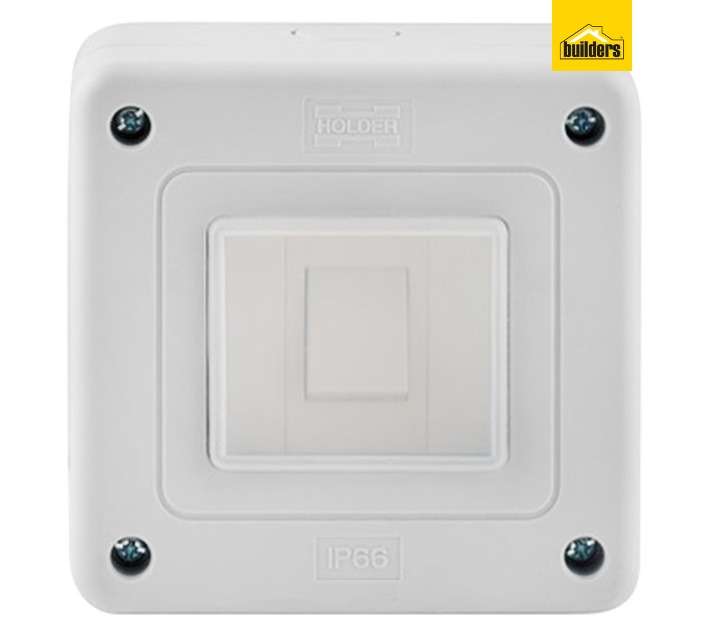 Litemaster CTWS2971D Weatherproof Single Switch - Grey