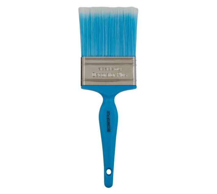Plus Series Decorator Plus Paint Brush - Blue (75mm)