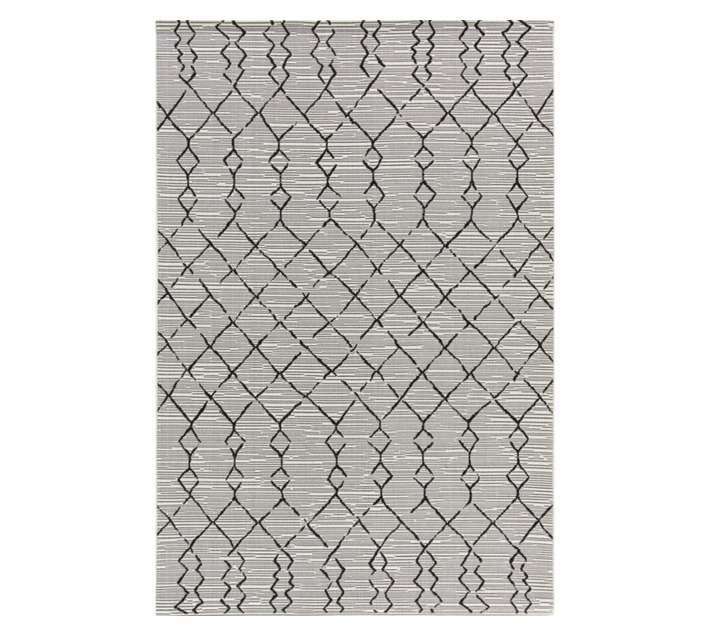 Stefano and Co Geometric Grace Rug - Black/Grey (2300 x 1600mm)