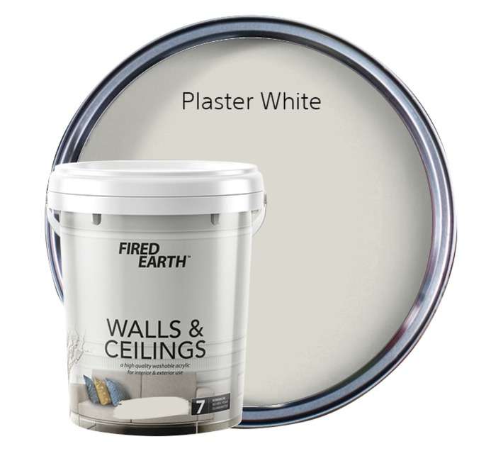 Fired Earth Walls and Ceilings - Plaster White (20L)