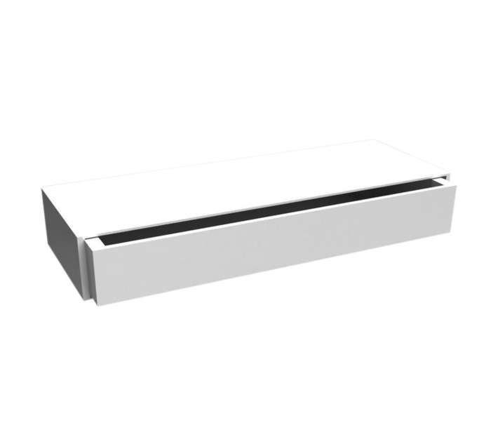 Shelfmate Secret Floating Shelf - White (445 x 15 x 70mm)