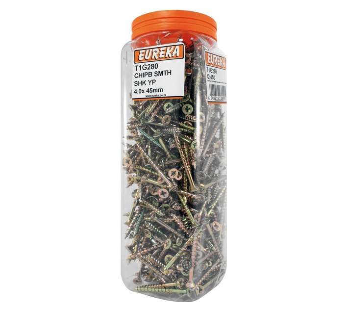 Eureka 4 x 45mm Chipboard Smooth Shank Yp (Q450)