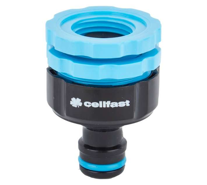 Cellfast CF53-210 Multi Purpose Connector with Female Thread - Black/Blue