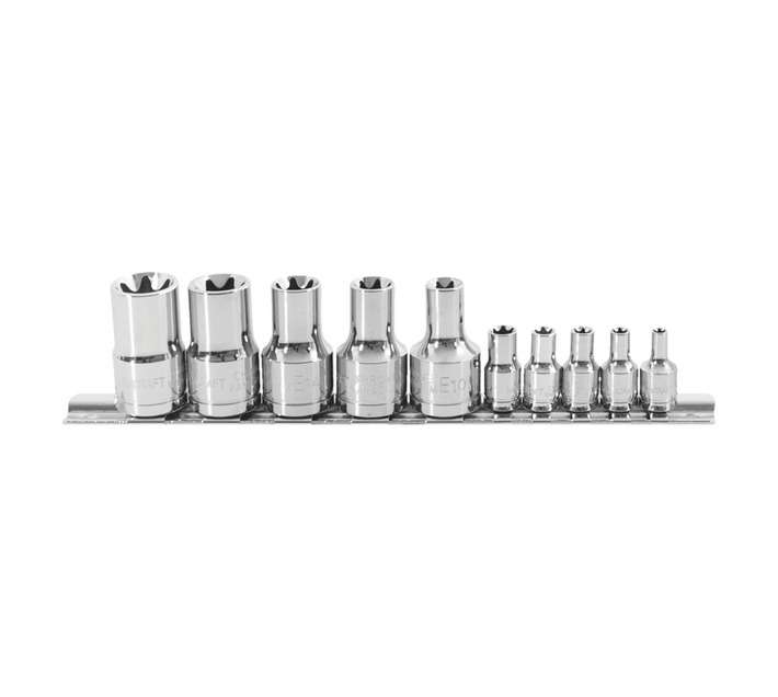 Mastercraft Â¼"+Â½" Drive Torx Set (10 piece)