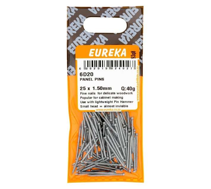 Eureka Panel Pins (25 x 1.5mm)