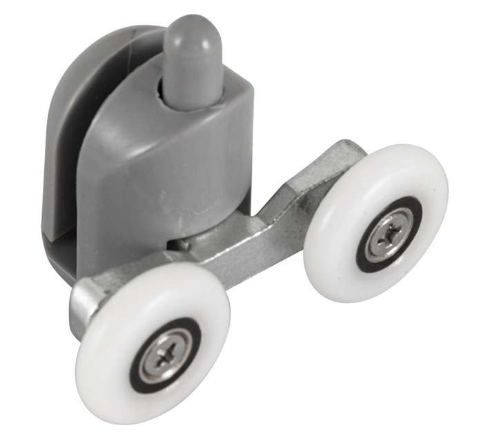 Chrome Double Bottom Shower Wheel