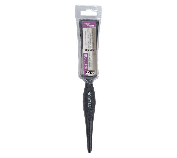 Fired Earth Interior Paint Brush - Grey (25mm)