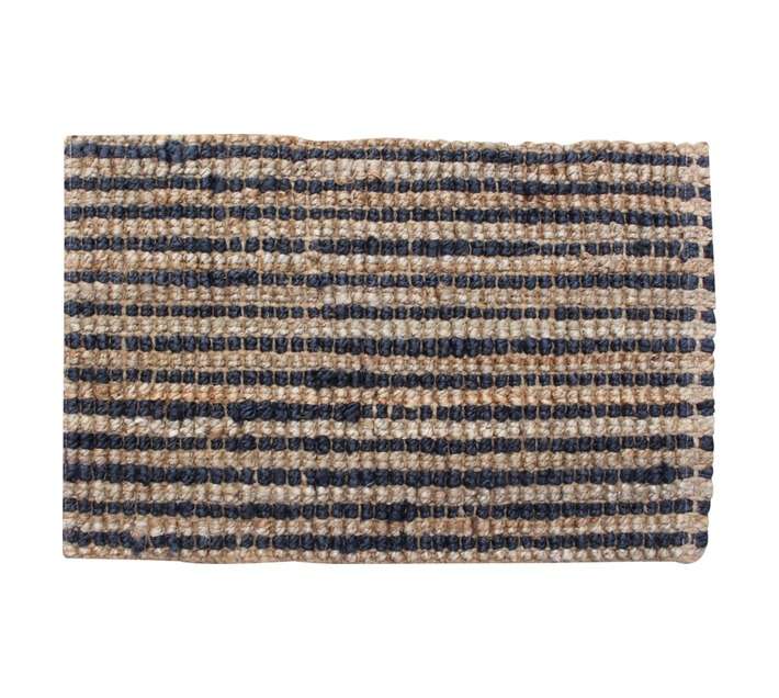 Stefano and Co Jute Rug - Natural/Black (800 x 500mm)